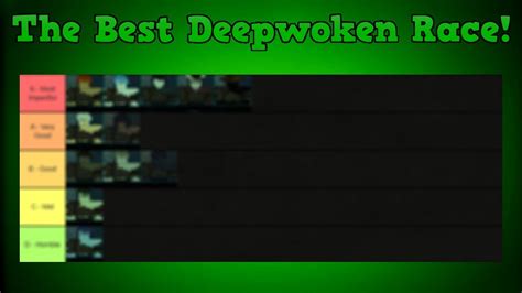 deepwoken races|Im curious what races you guys think are the best. : r/deepwoken